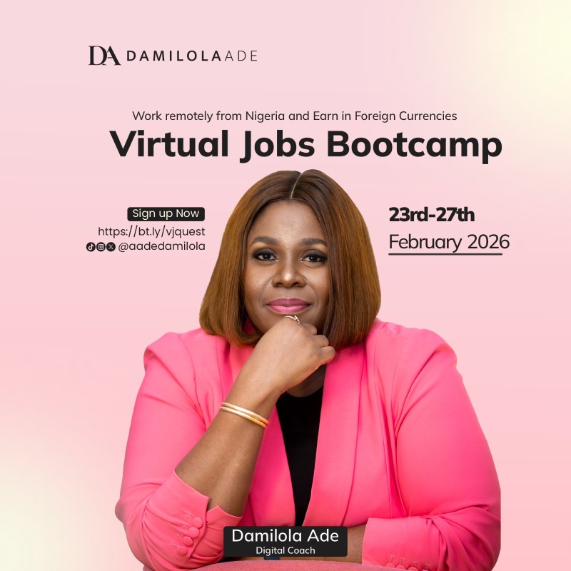 February Virtual Job Bootcamp: Unlock Your Virtual Career Potential (Date 23rd - 27th February 2025)