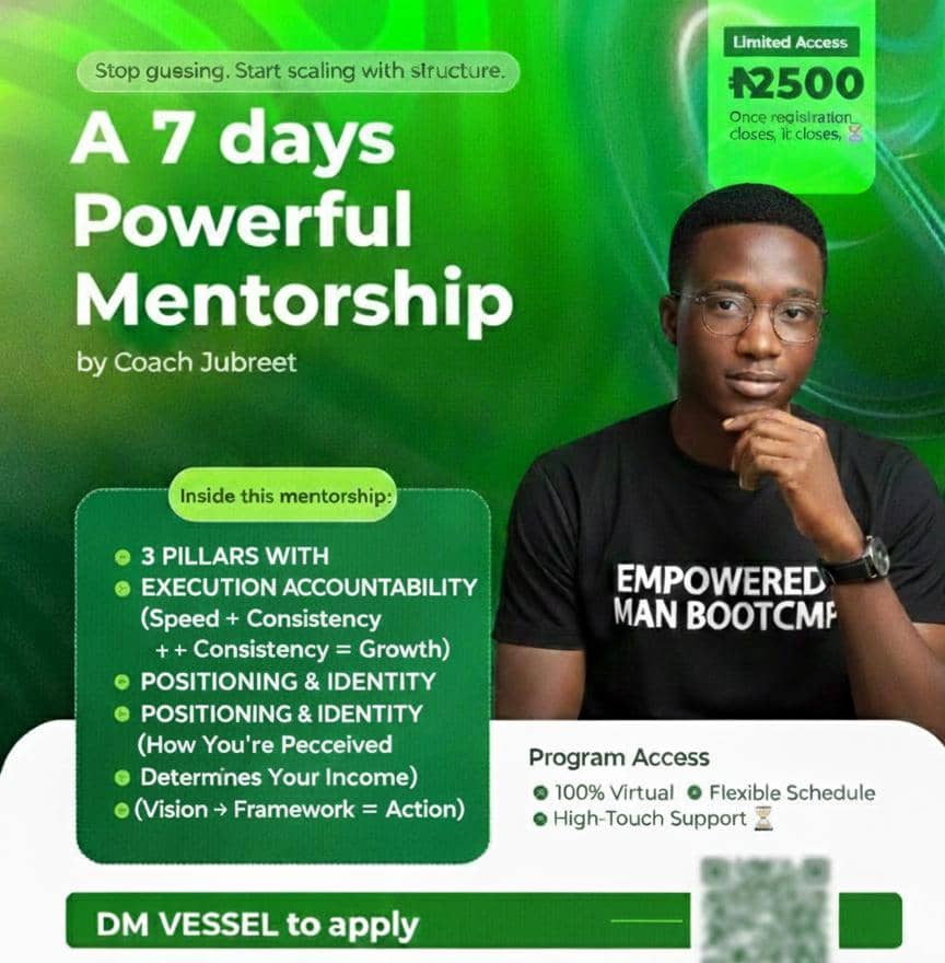7 Days Mentorship guide