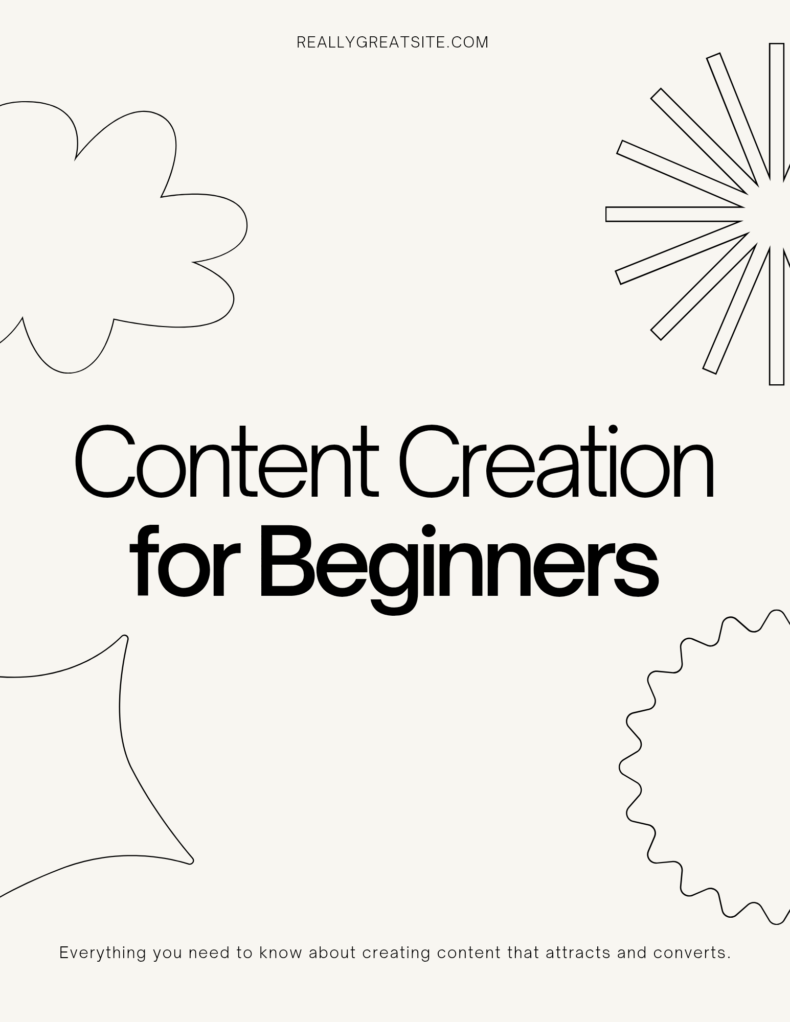Content Creation for Beginners