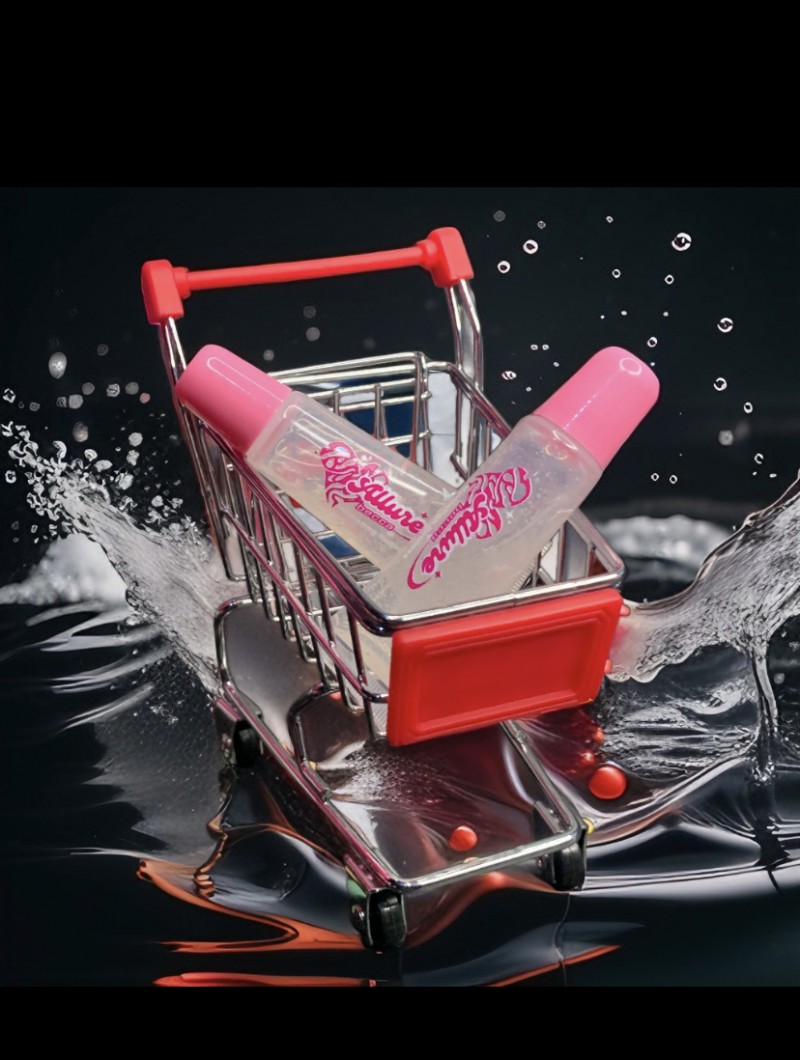 Crystal crush squeeze tube