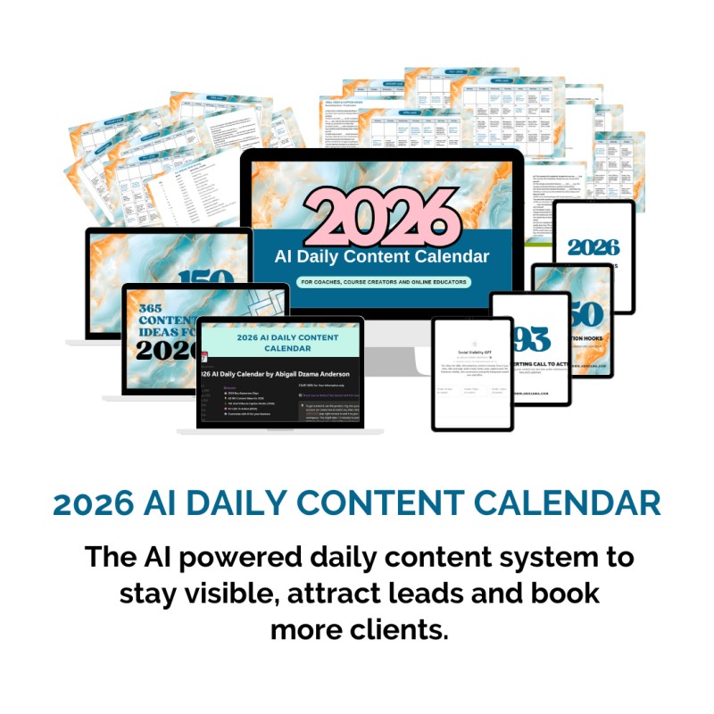 2026 AI Daily Content Calendar