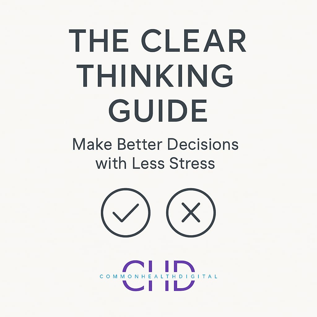 The Clear Thinking Guide - How to Make Better Decisions with Less Stress