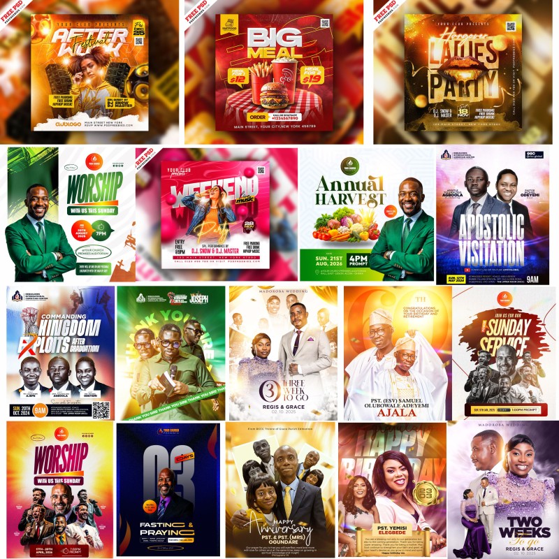 Photoshop and CorelDRAW Templates