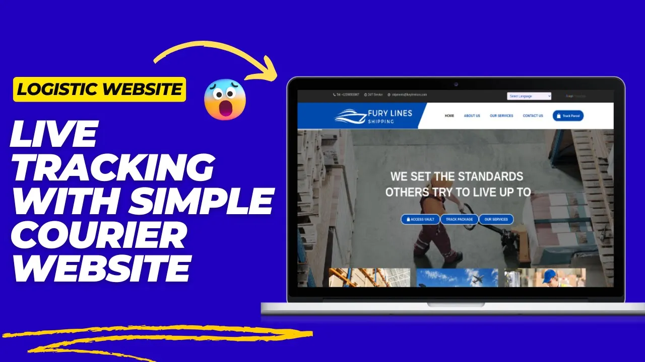 Courier Shipping Logistic Delivery Tracking PHP website Script