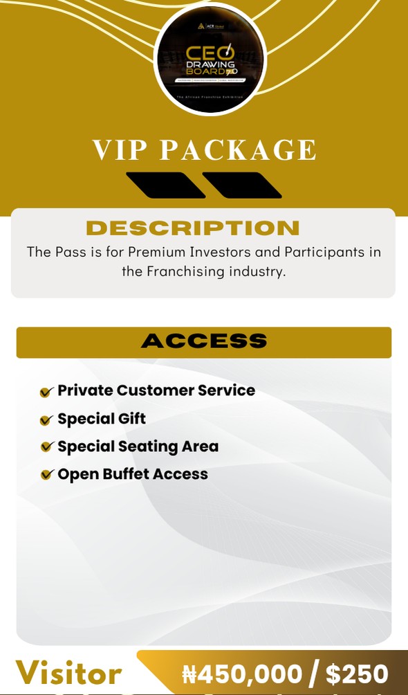 VIP Package for Participant