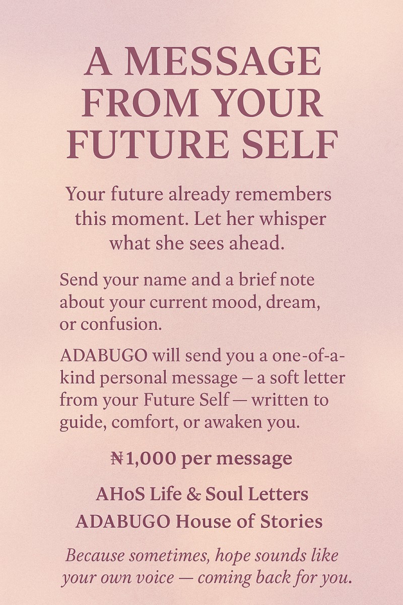 A Message From Your Future Self