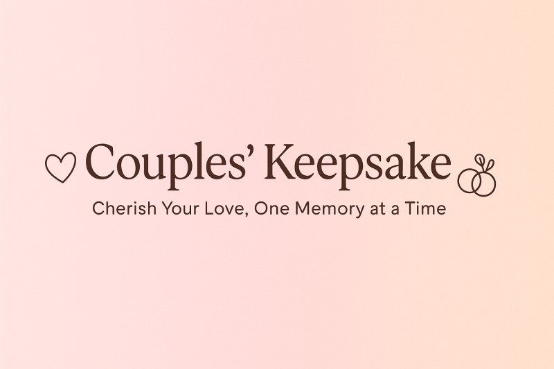 COUPLES' KEEPSAKE: Your Personalized Digital Lovebook