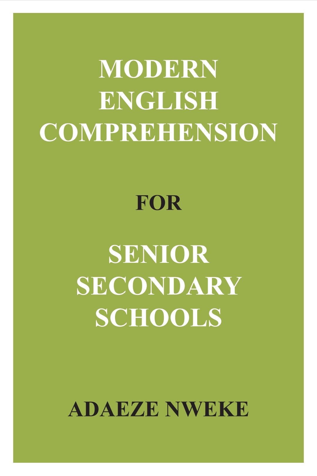 MODERN ENGLISH COMPREHENSION