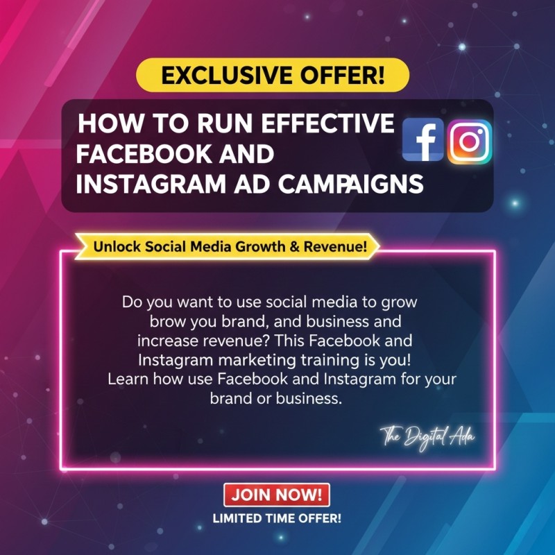 Facebook and Instagram Ads