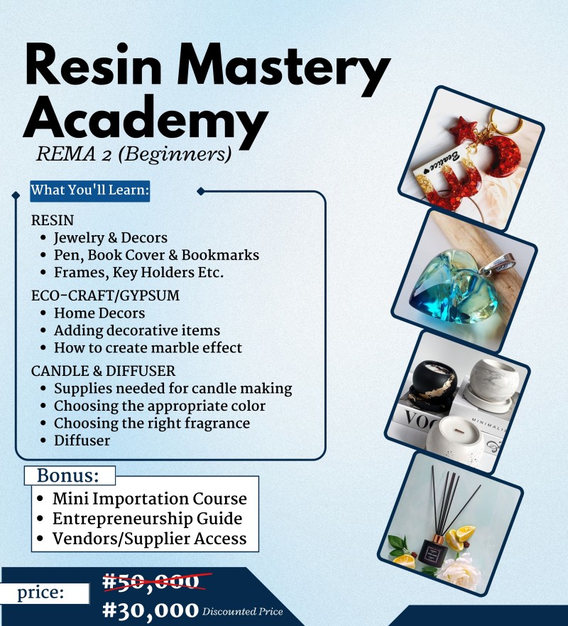 Resin Mastery Academy BEGINNERS