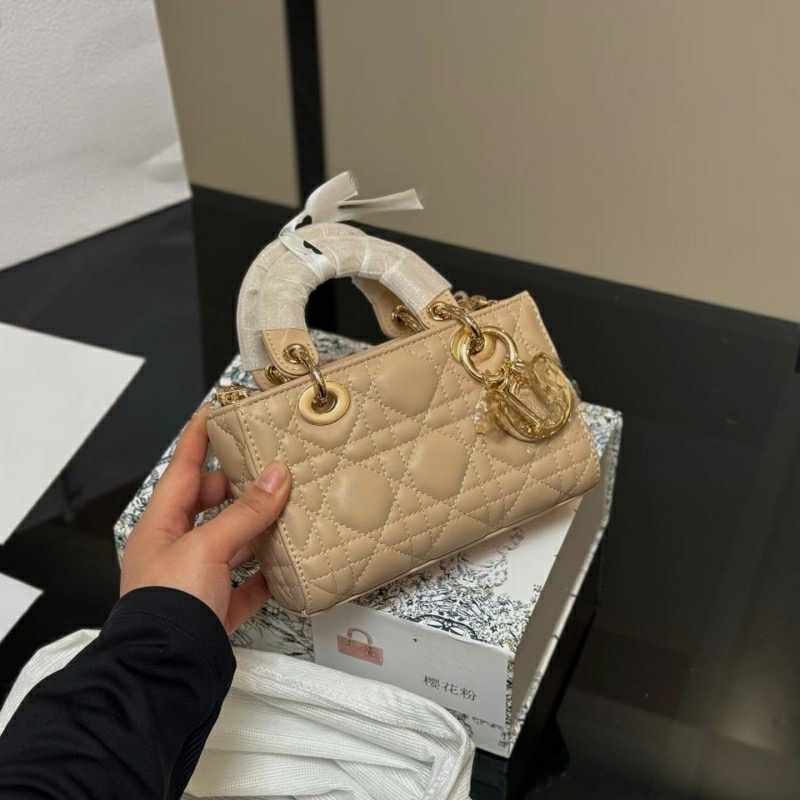 Beige Quilted Luxe Mini