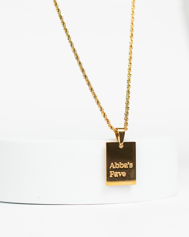 "Abba's Fave" necklace