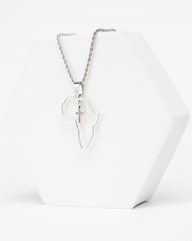 "Africa X Cross" necklace
