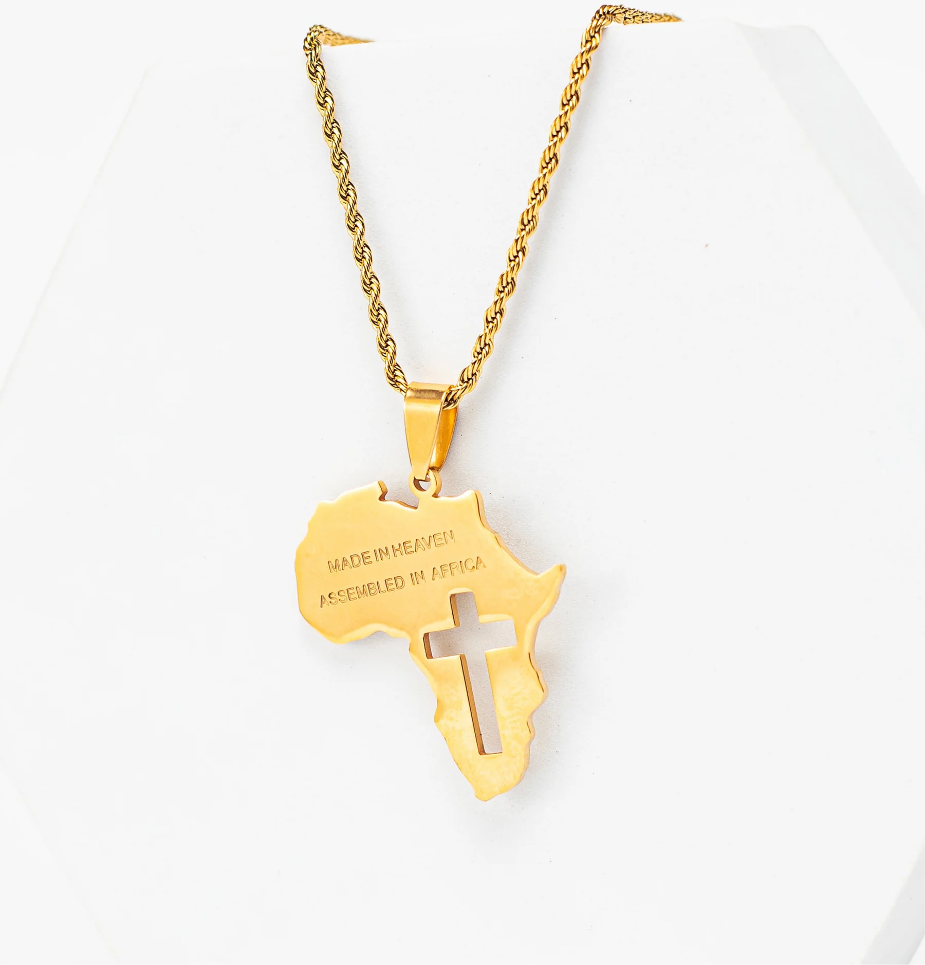 "Made in Heaven|Assembled in Africa" Necklace