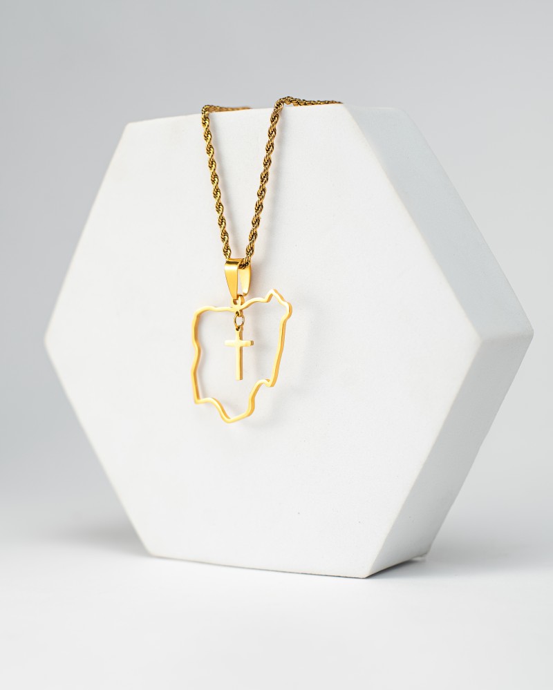"Nigeria x Cross" Necklace