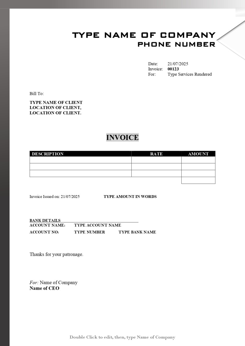 Invoice
