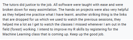 Customer review 3