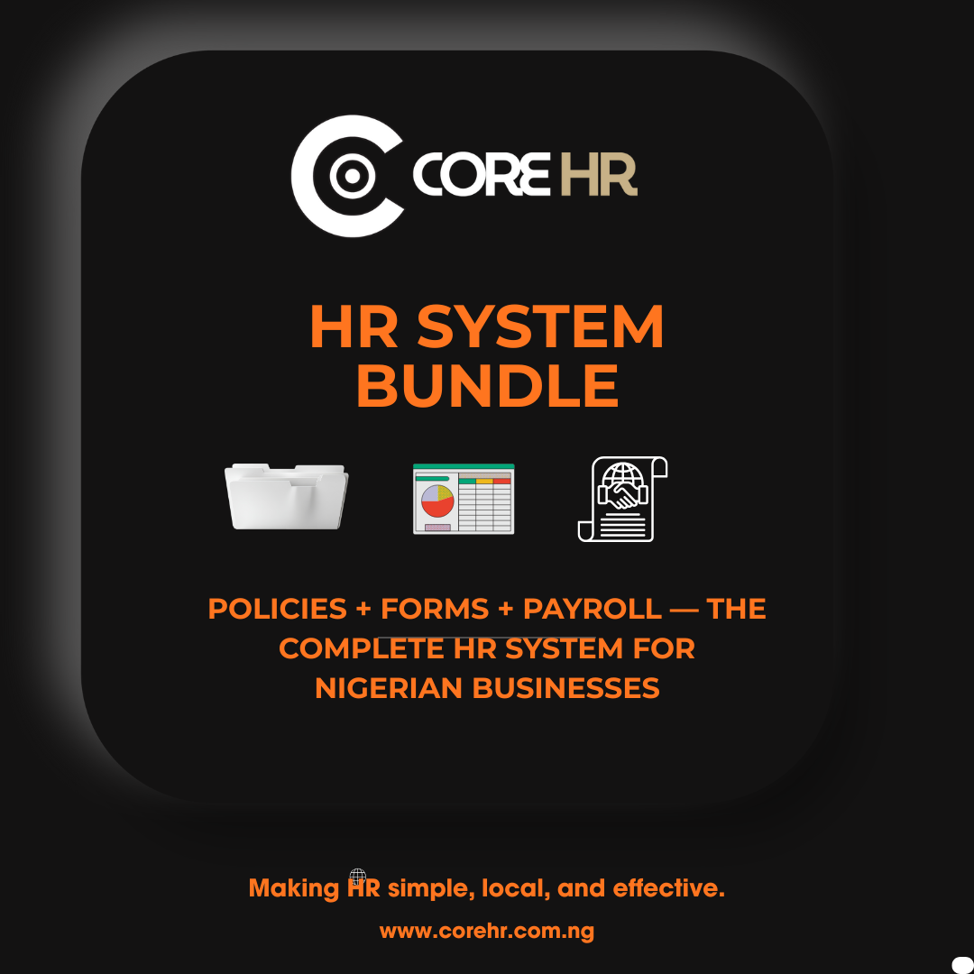 CoreHR HR System Bundle (Policies + Forms + Payroll Sheet)