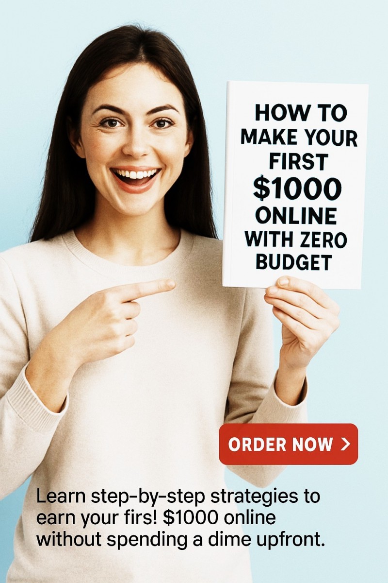 MAKE $1000 ONLINE WITH ZERO BUDGET
