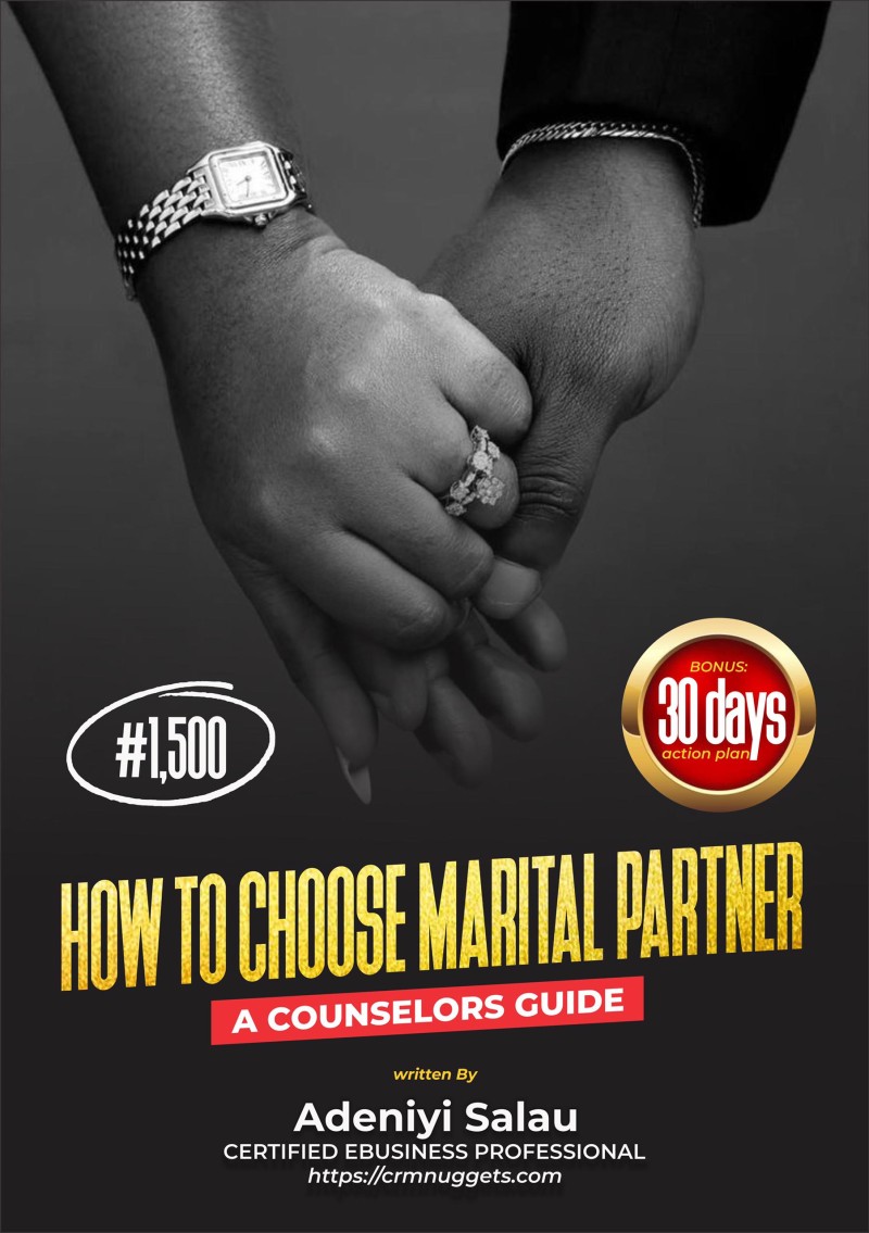 How To Choose The Right Partner. Conselors Guide