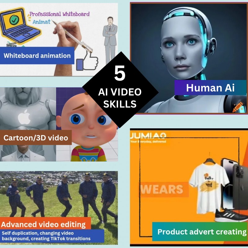 Buy 5 AI Video Skills in 2025 by Ife Digitals on Selar