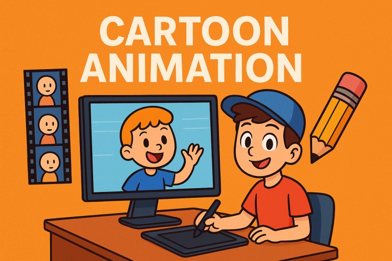 Smart phone cartoon Animation