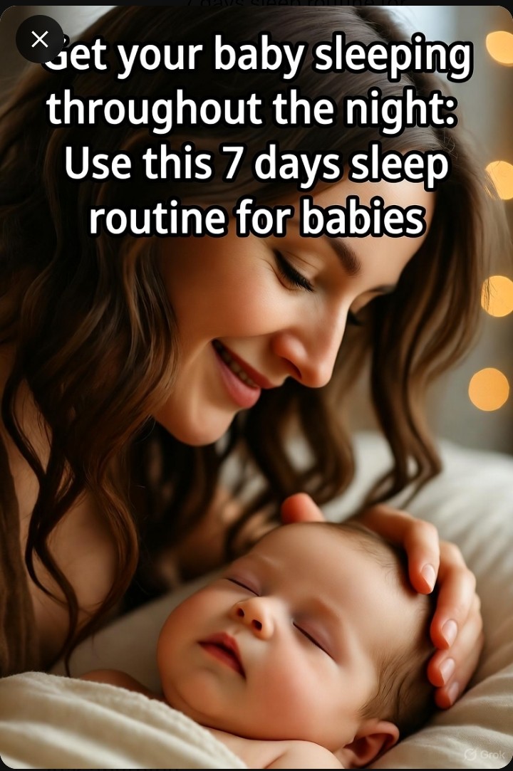 Get Your Baby Sleeping Through the Night — In Just 7 Days