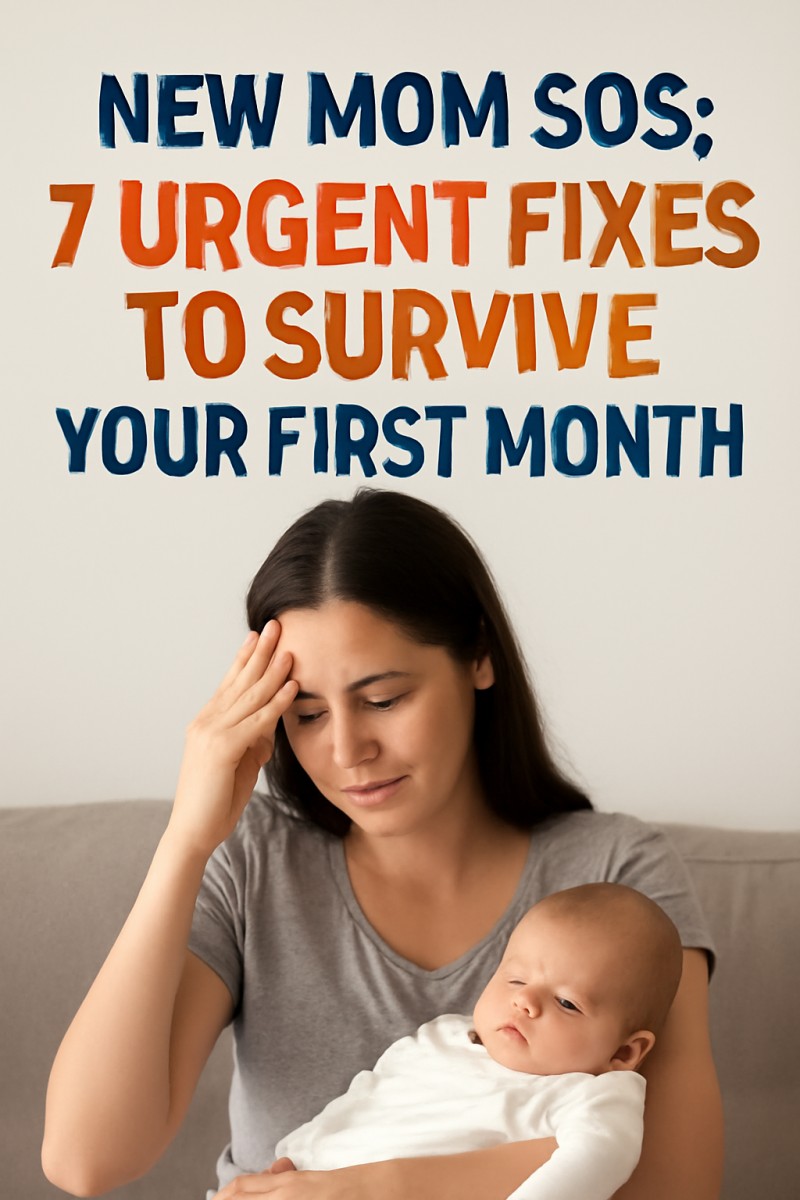 New Mom SOS: 7 Urgent Fixes to Survive Your First Month