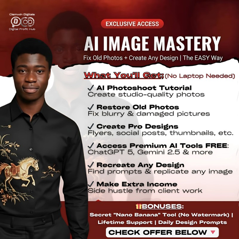 Buy AI Image Editing Mastery by Aivantage Learnflux on Selar