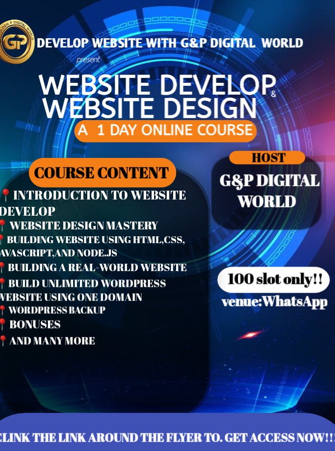 Website  develop from zero to hero