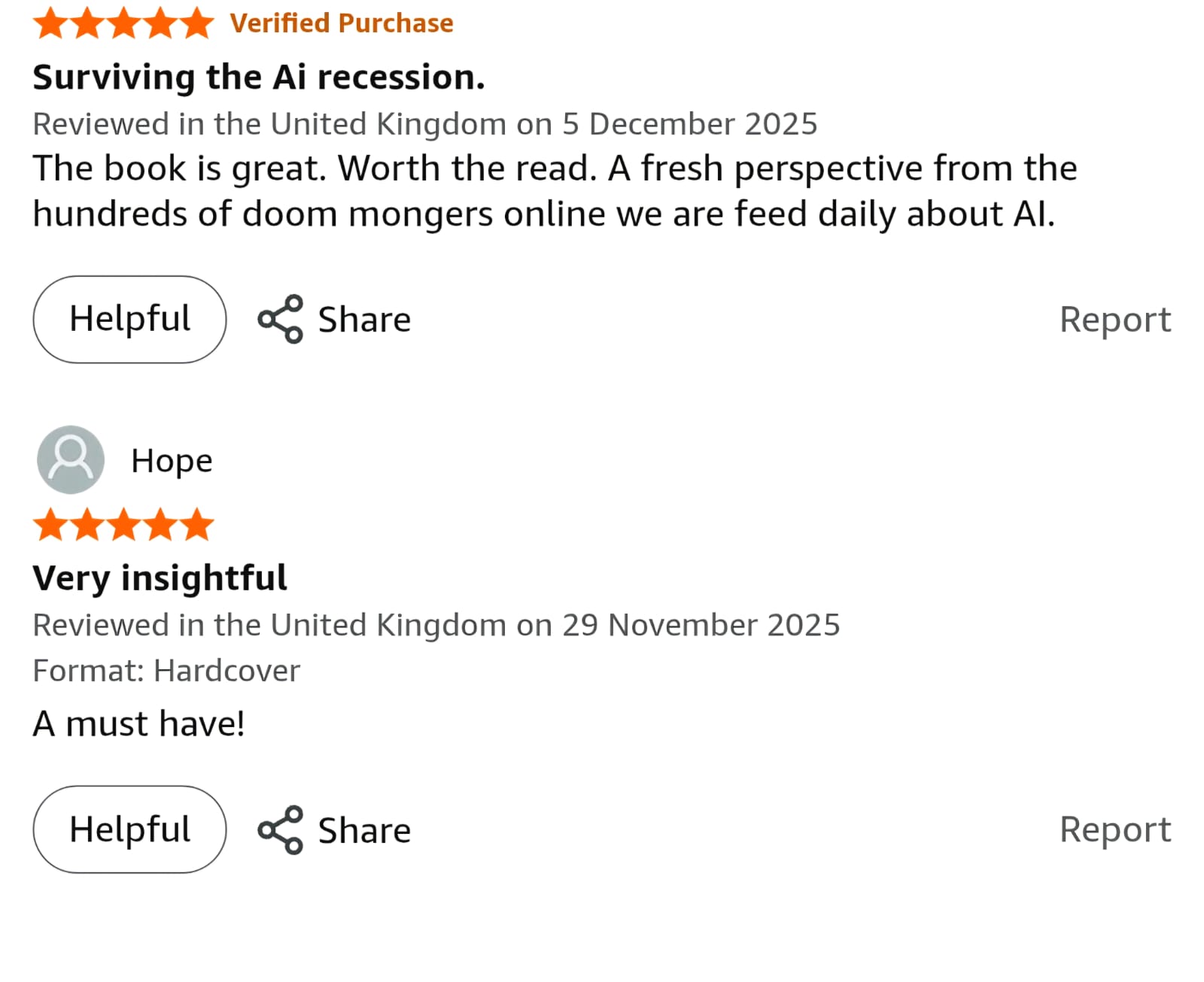 Customer review 1