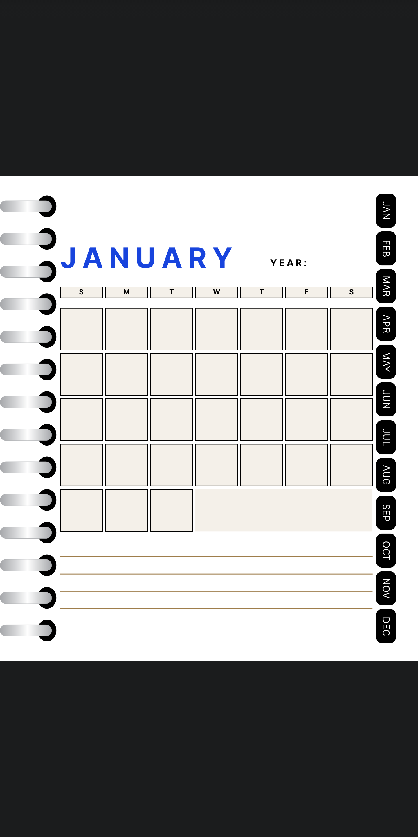 Monthly Planner