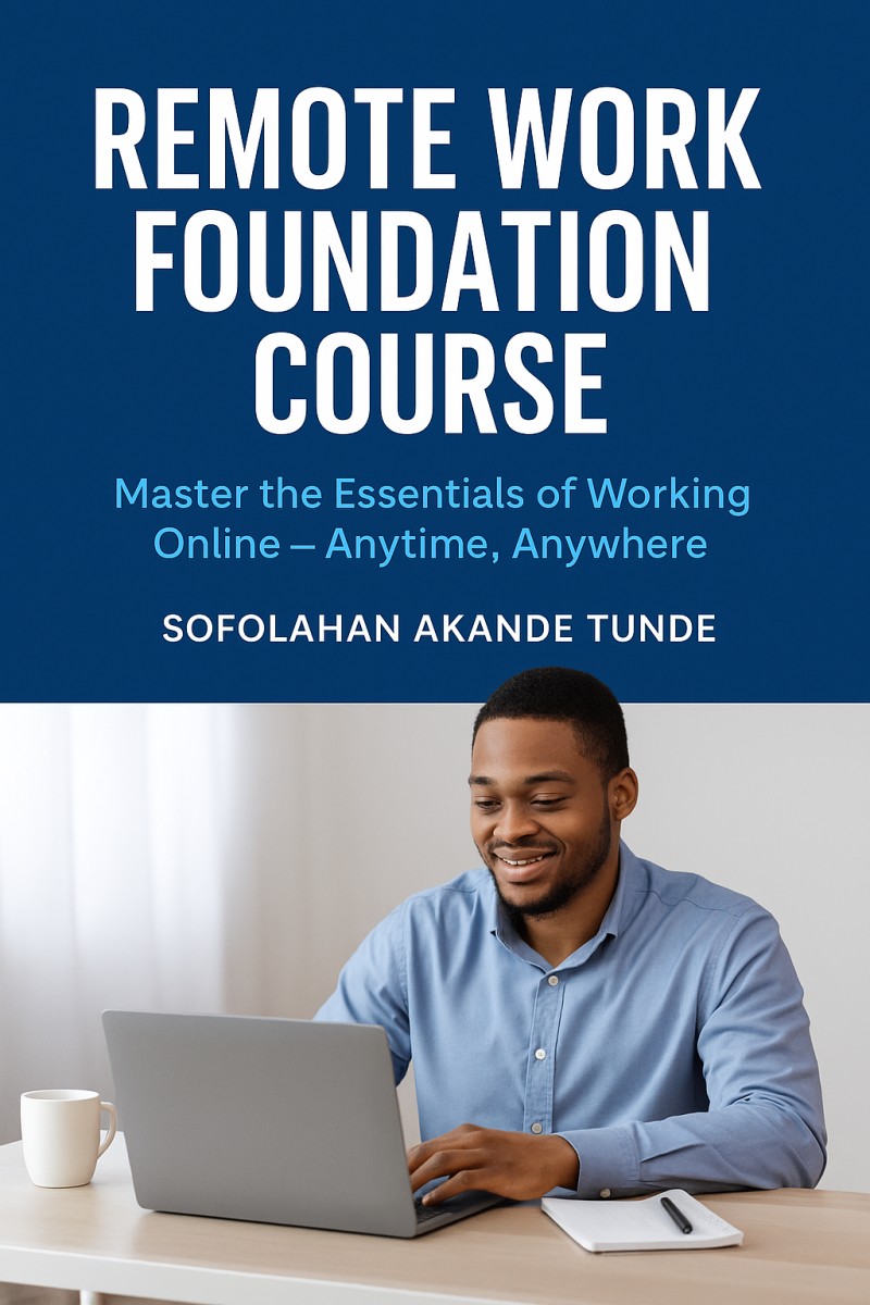 REMOTE WORK FOUNDATIONS- A Practical Self-Paced Guide to Working, Earning & Thriving Remotely