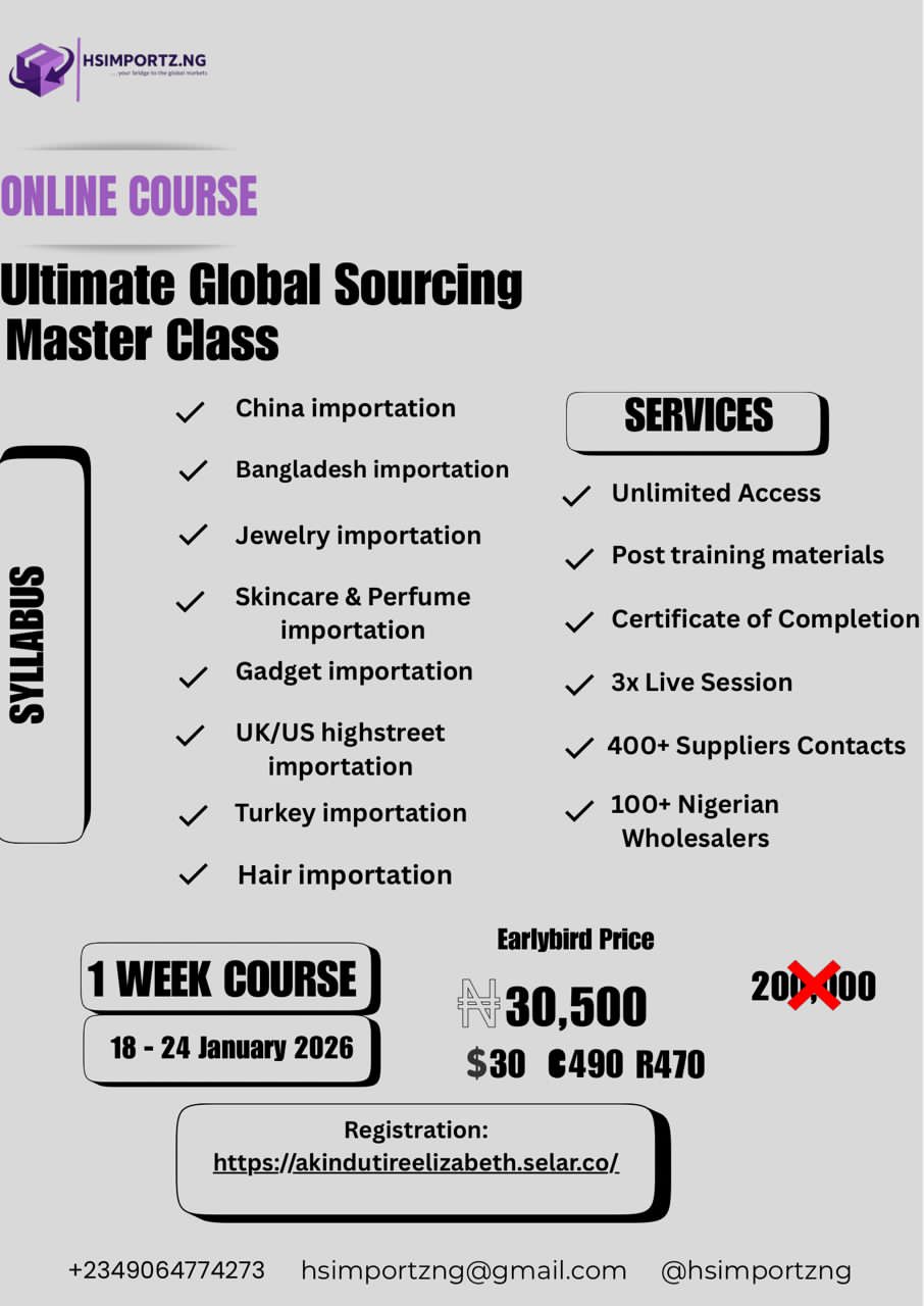 ULTIMATE GLOBAL SOURCING CLASS