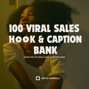 DONE FOR YOU 100 Viral Reels Hooks + Captions Bank for Smart Content Creators & Business Owners