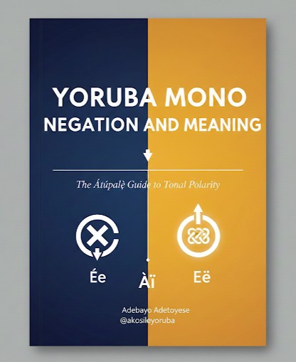 YORUBA MONO SYLLABIC NEGATION AND THE MEANING