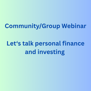 Community/Group Webinar