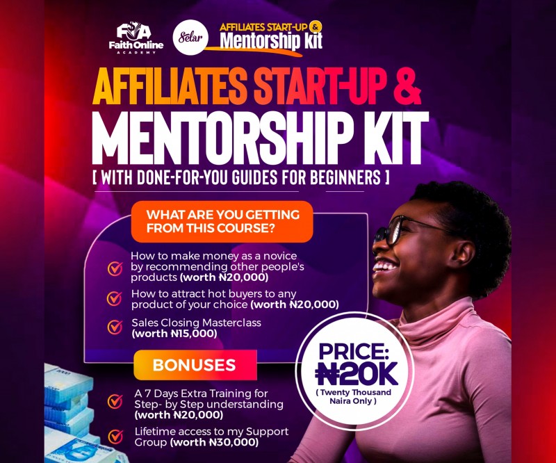 BEGINNER AFFILIATE MENTORSHIP KIT