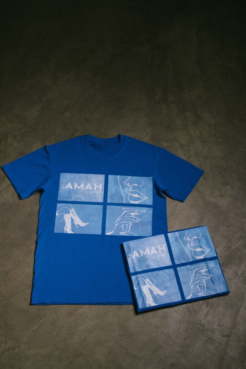 IS AMAH bLUE T-Shirt (Blue)