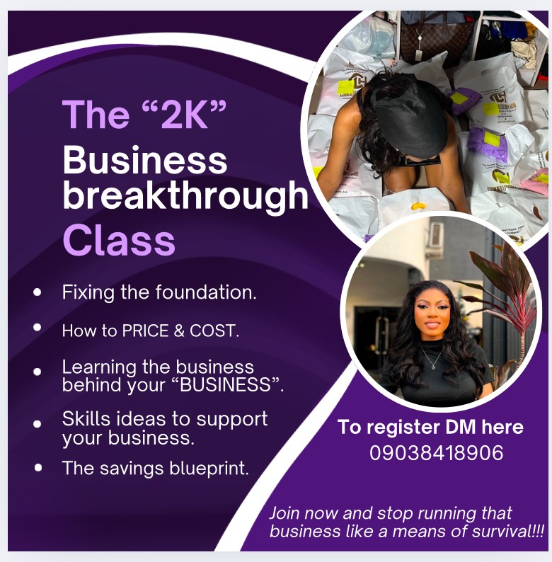 The BUSINESS BREAKTHROUGH CLASS