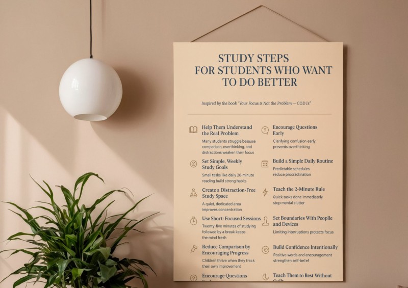 STUDY STEPS FOR STUDENTS WHO WANT TO DO BETTER