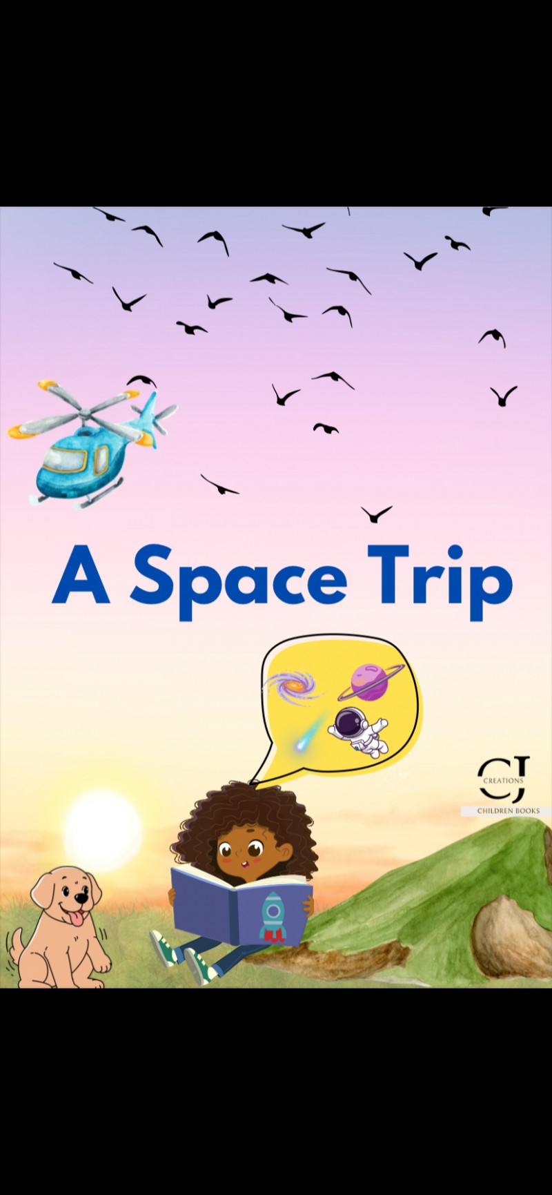 A space Trip, children book