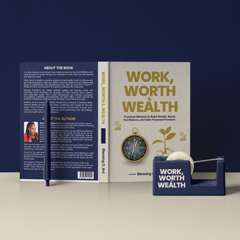 Hardcopy – Work, Worth & Wealth: Practical Wisdom to Build Wealth, Boost Confidence, and Gain Financial Freedom