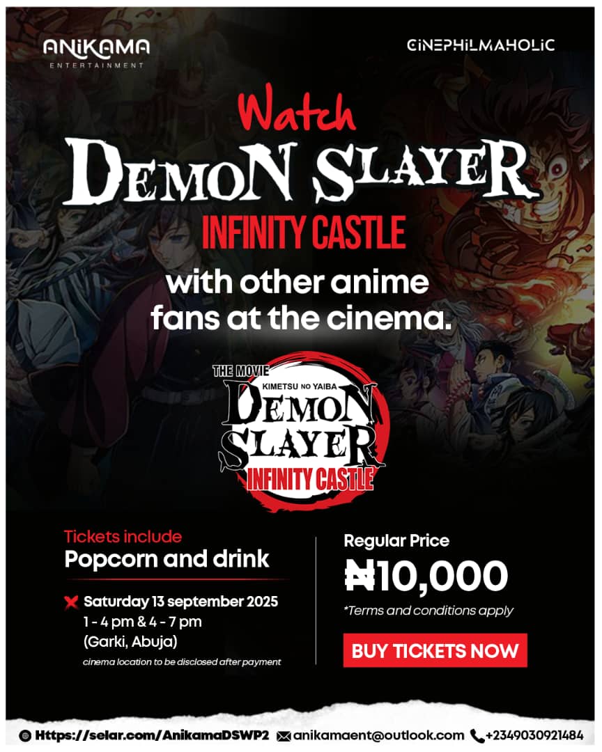 Demon Slayer: Infinity Castle Cinema Watch Party - Abuja