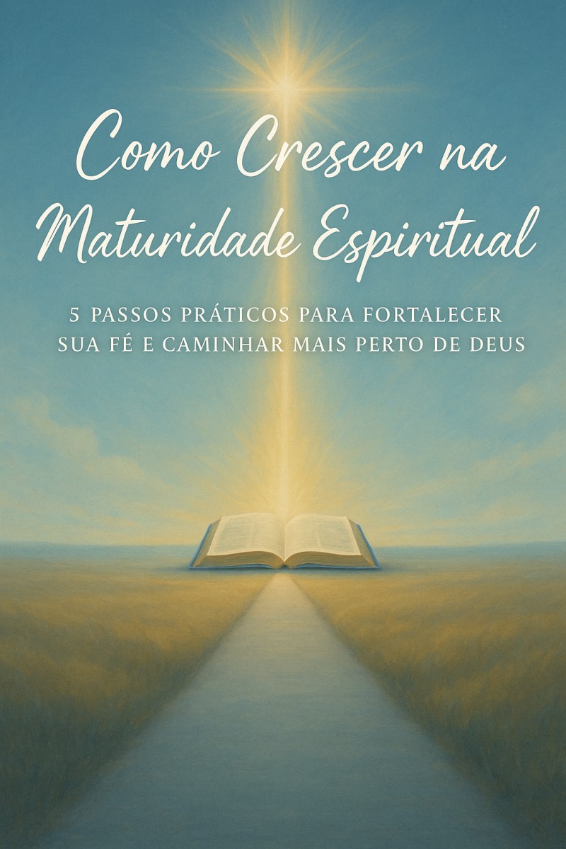 COMO CRESCER NA MATURIDADE ESPIRITUAL: pontos e revelações