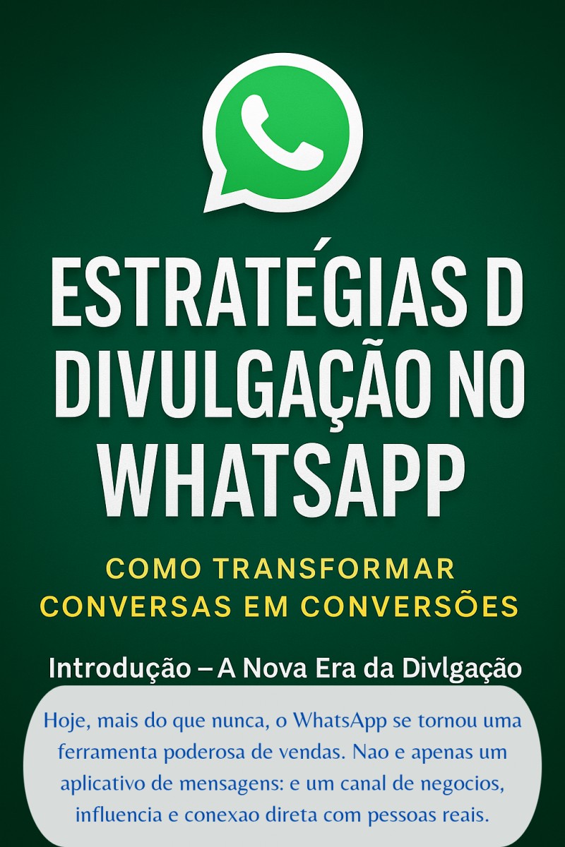 ESTRATÉGIAS DE DIVULGAÇÃO NO WHATSAPP