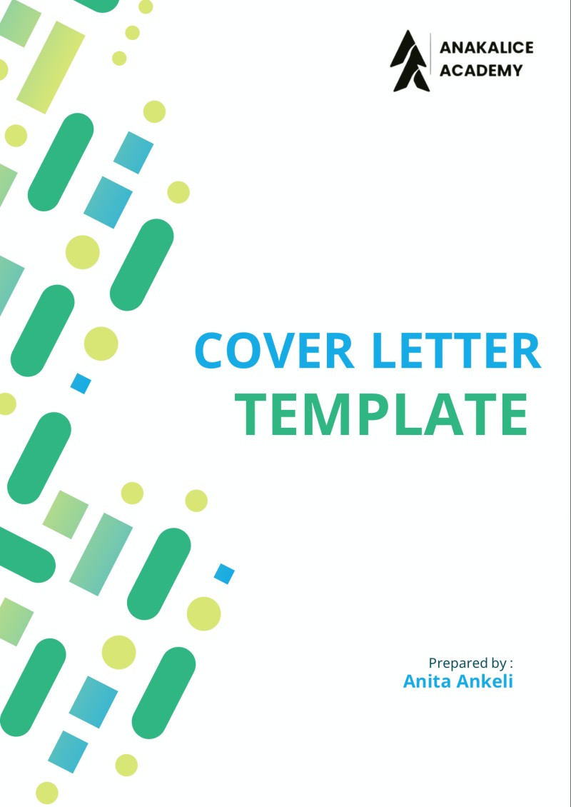 Editable Cover Letter Template Kit (For All Career Levels)