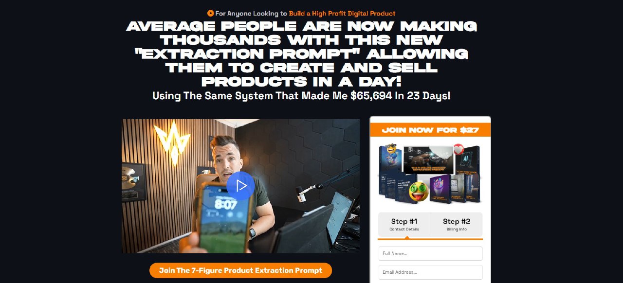 7-Figure Product Extraction Prompt - Make Own Digital Products
