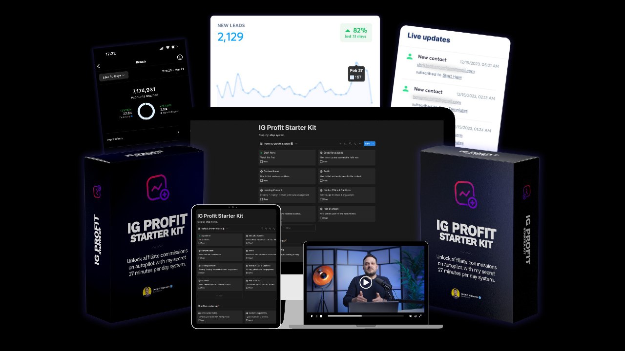 IG Profit Starter Kit - Profitable Affiliate Marketers