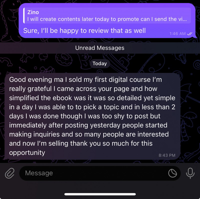 Customer review 1